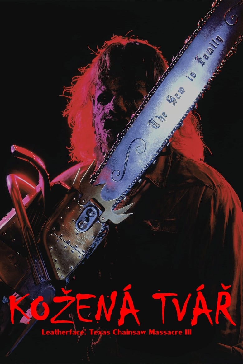 Plakát pro film “Kožená tvář”