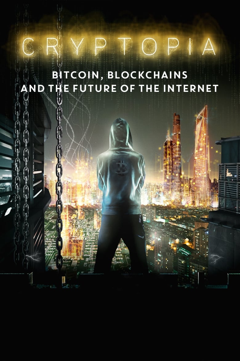 Plakát pro film “Cryptopia: Bitcoin, Blockchains and the Future of the Internet”
