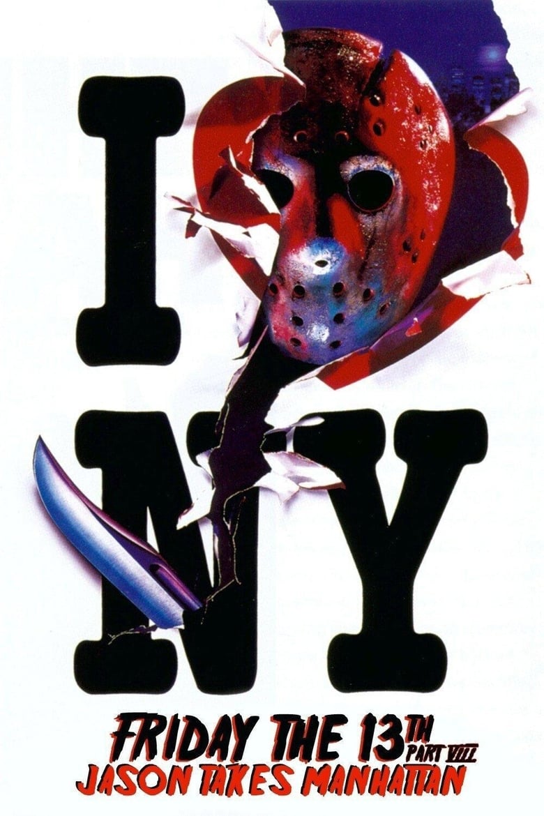 Plakát pro film “Pátek třináctého 8: Jason na Manhattanu”
