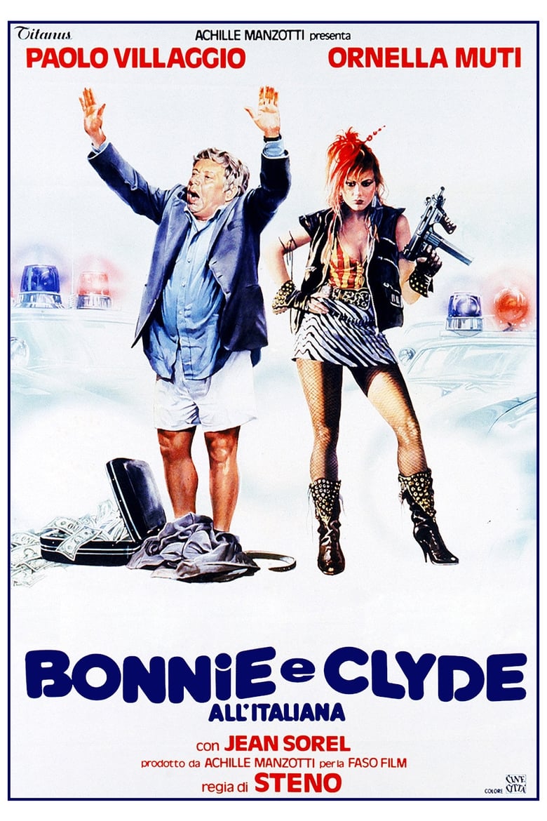 plakát Film Bonnie a Clyde po italsku