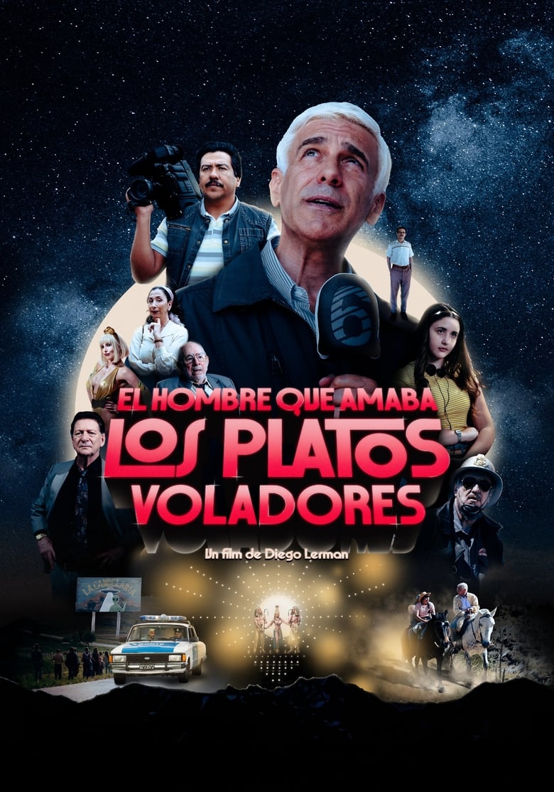 Plakát pro film “Muž, který miloval létající talíře”