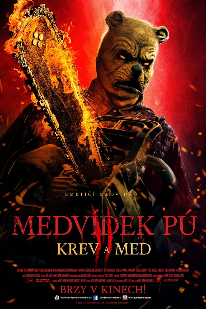 Plakát pro film “Medvídek Pú: Krev a med II”