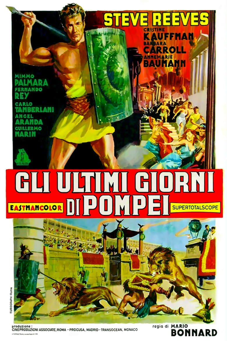 plakát Film Poslední dny Pompejí