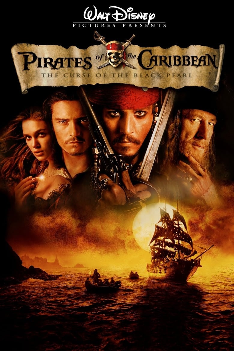 Plakát pro film “Piráti z Karibiku: Prokletí Černé perly”