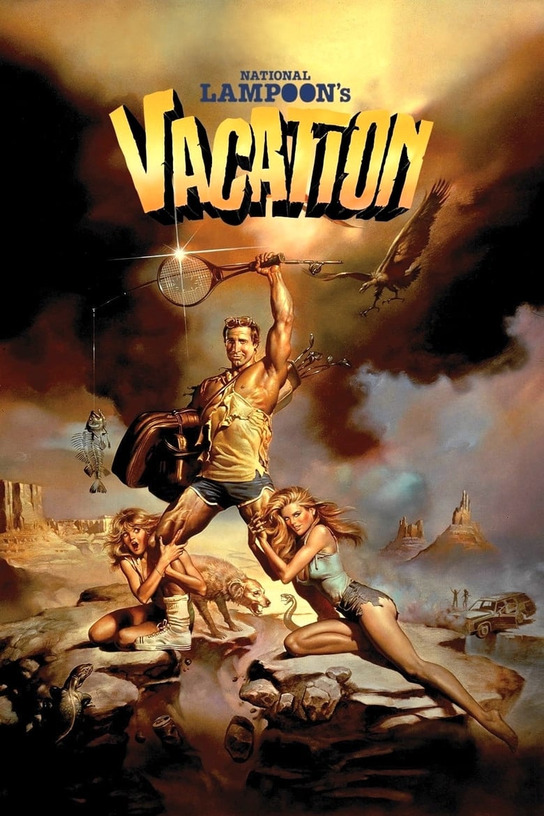 Plakát pro film “Bláznivá dovolená”