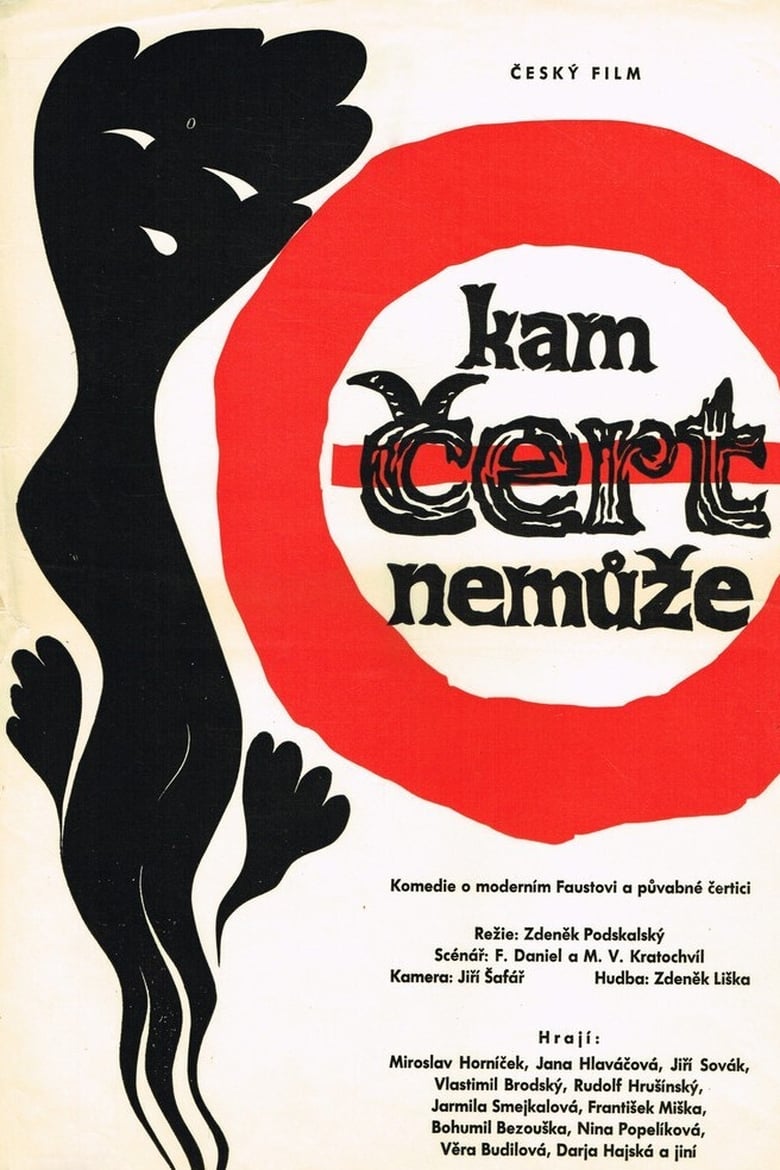 Plakát pro film “Kam čert nemůže”