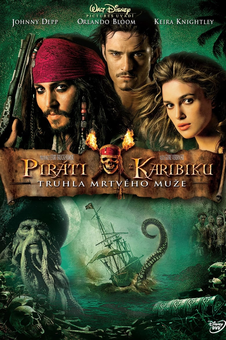 Plakát pro film “Piráti z Karibiku: Truhla mrtvého muže”