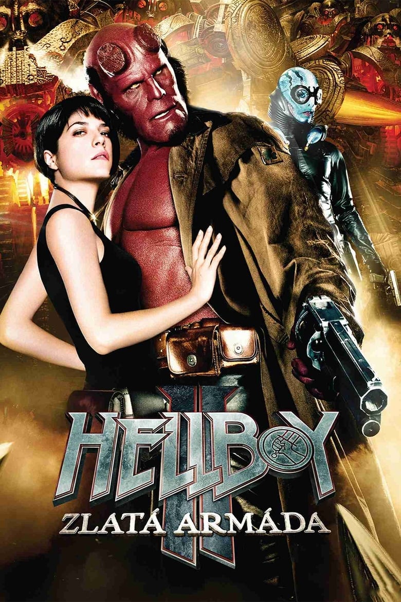 Plakát pro film “Hellboy 2: Zlatá armáda”