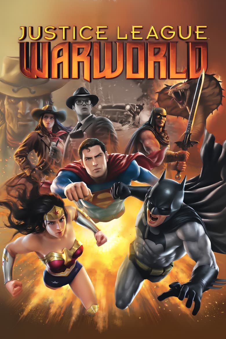 Plakát pro film “Justice League: Warworld”