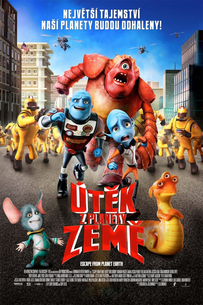 Plakát pro film “Útěk z planety Země”