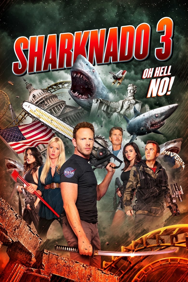 Plakát pro film “Žraločí tornádo 3”