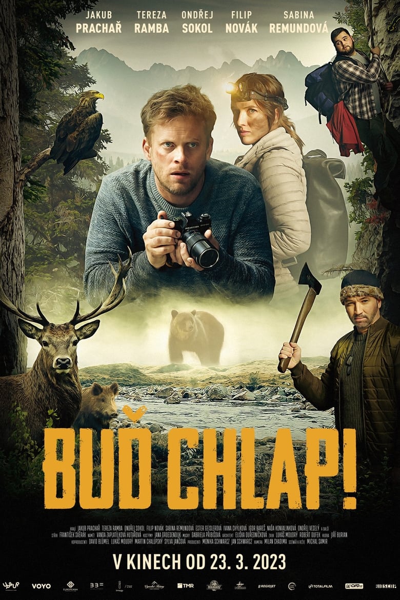 Plakát pro film “Buď chlap!”