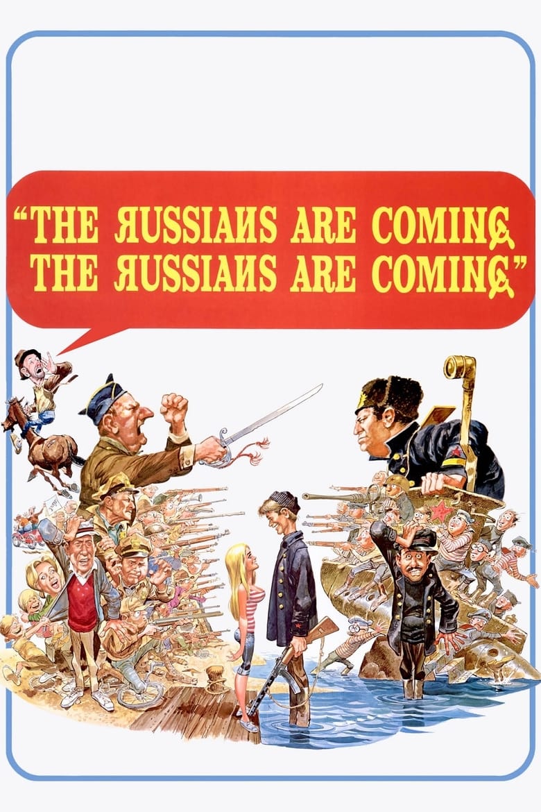Plakát pro film “Rusové přicházejí! Rusové přicházejí!”
