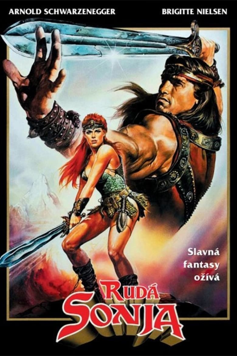 Plakát pro film “Rudá Sonja”