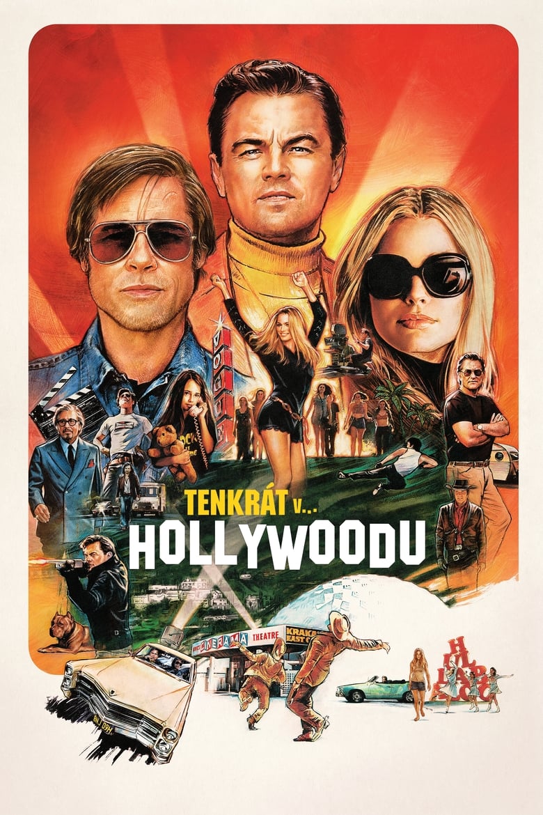 Plakát pro film “Tenkrát v Hollywoodu”