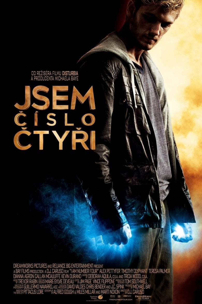 Plakát pro film “Jsem číslo čtyři”