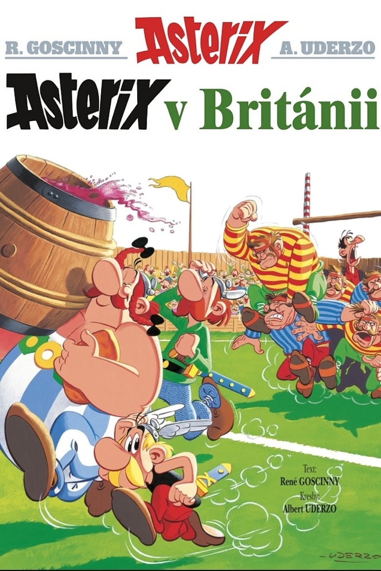 plakát Film Asterix v Británii
