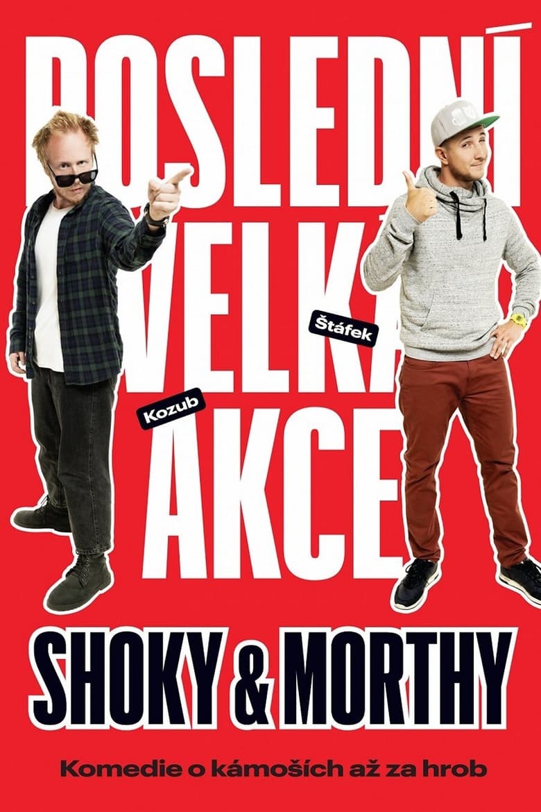 Plakát pro film “Shoky & Morthy: Poslední velká akce”