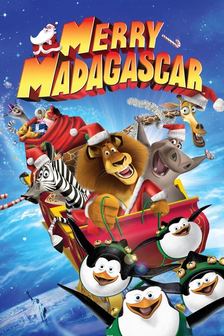 Plakát pro film “Šťastný a veselý Madagaskar”