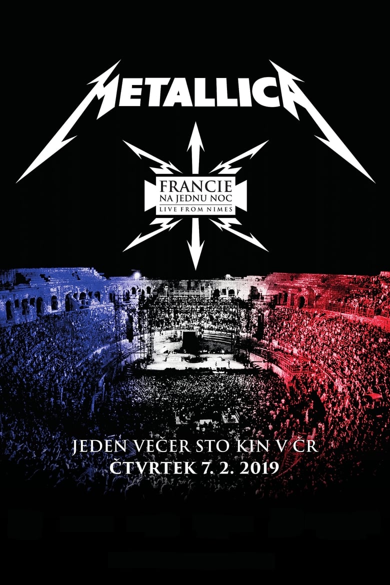 Plakát pro film “Metallica – koncert v Nimes”