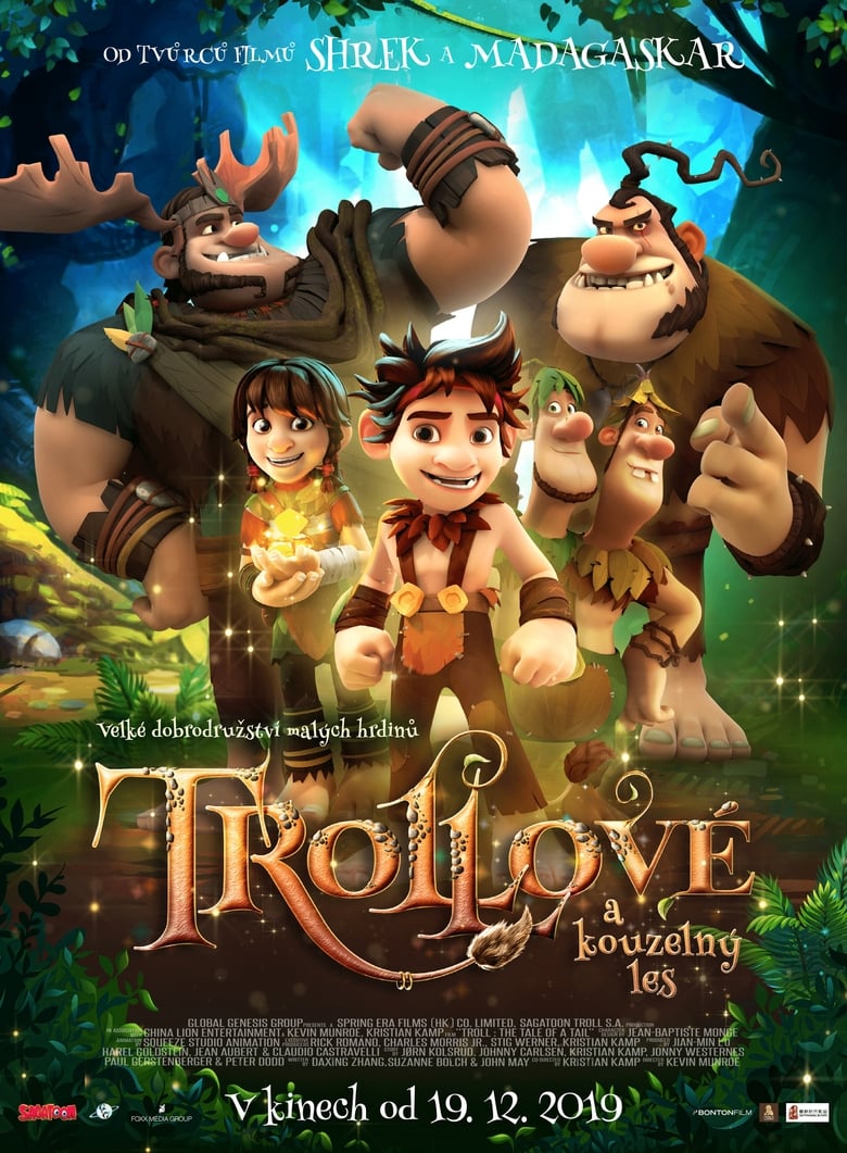 Plakát pro film “Trollové a kouzelný les”