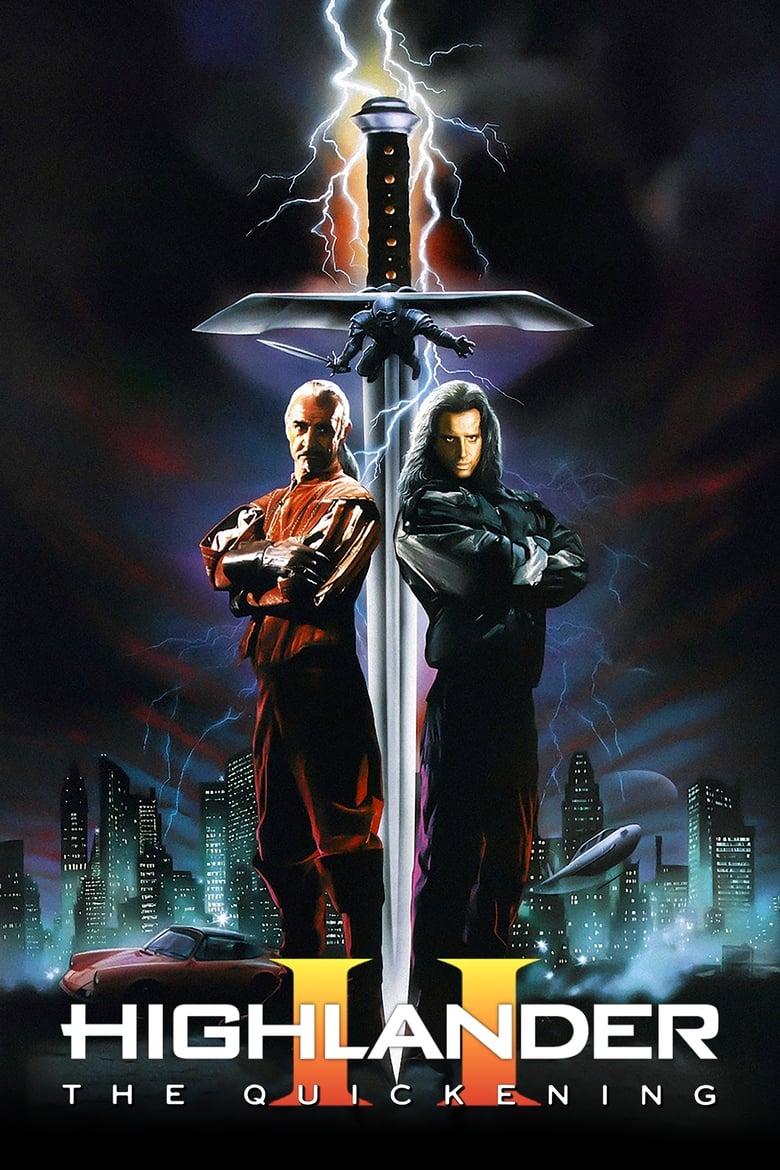 Plakát pro film “Highlander 2 – Síla kouzla”