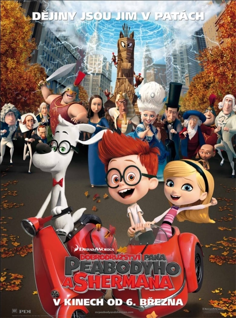 Plakát pro film “Dobrodružství pana Peabodyho a Shermana”