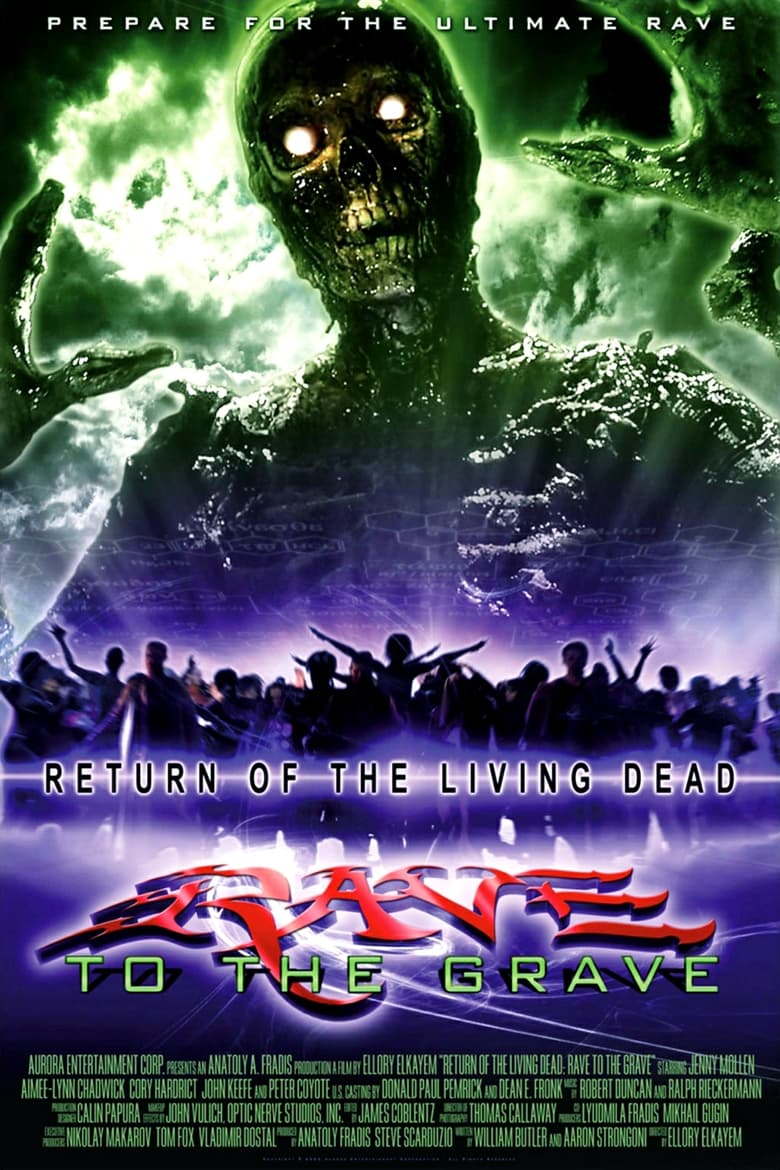 Plakát pro film “Return of the Living Dead 5: Rave to the Grave”