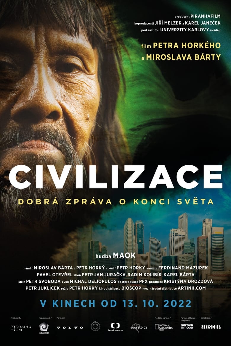 Plakát pro film “Civilizace – Dobrá zpráva o konci světa”