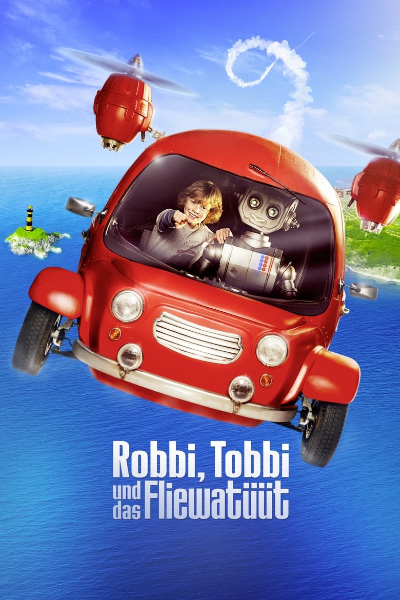 Plakát pro film “Robby, Toby a létající stroj”