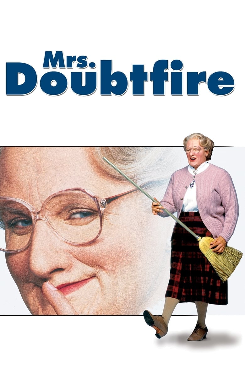 Plakát pro film “Mrs. Doubtfire – Táta v sukni”