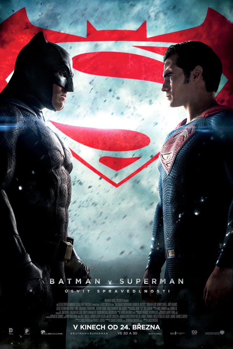 Plakát pro film “Batman vs Superman: Úsvit spravedlnosti”