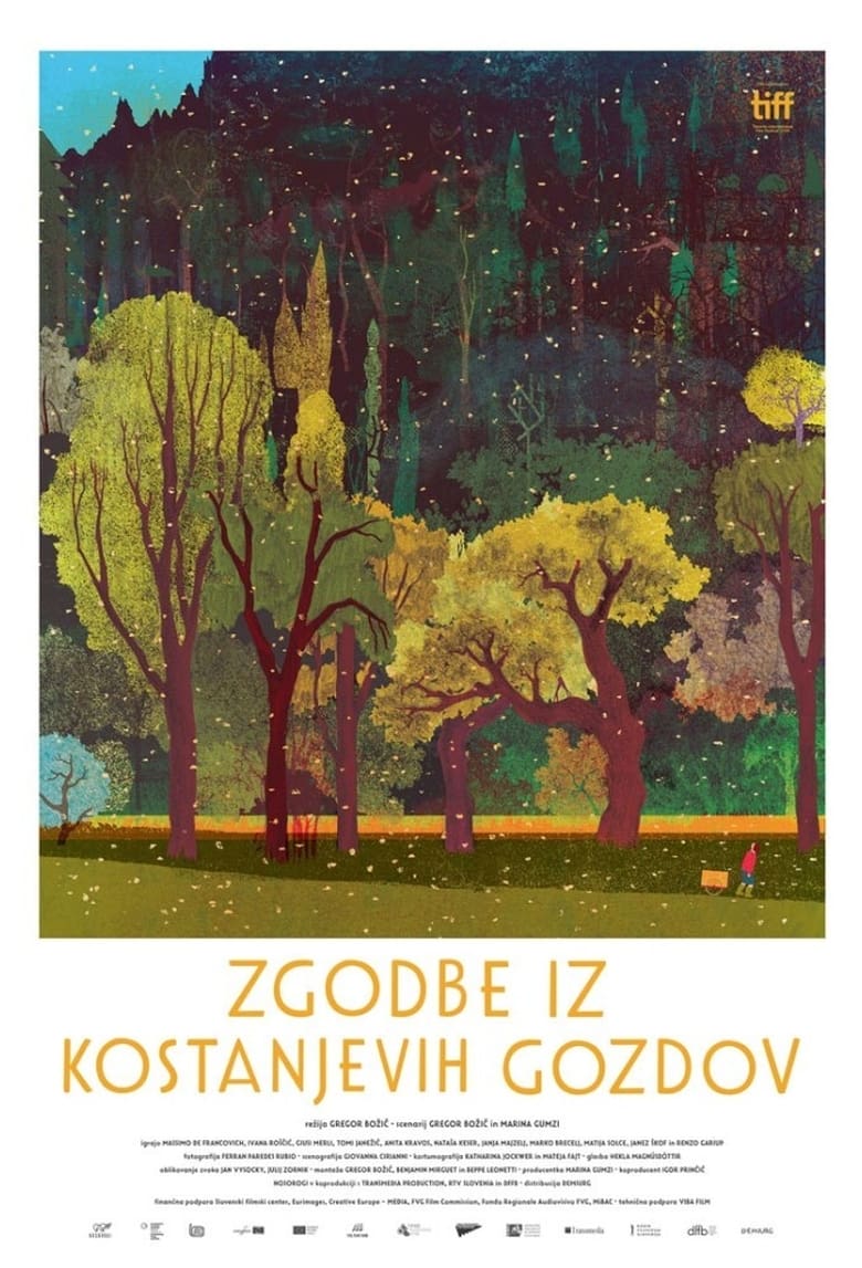 Plakát pro film “Příběhy z kaštanových lesů”