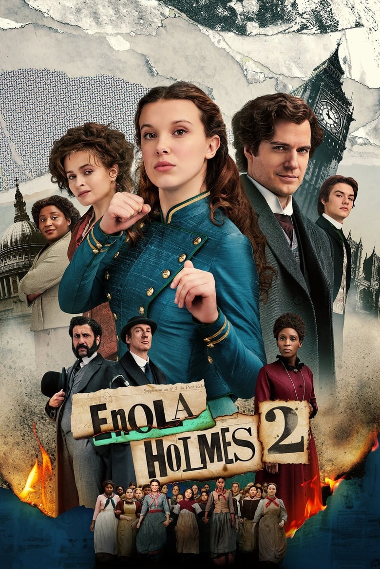plakát Film Enola Holmesová 2