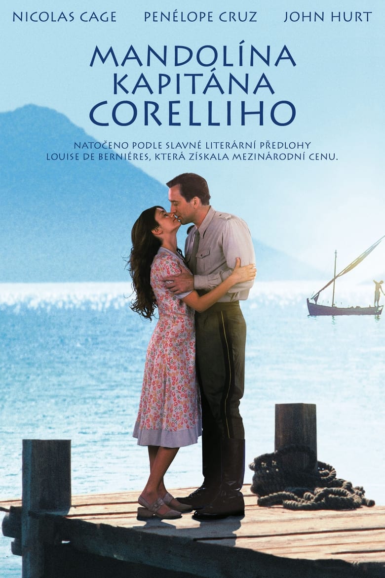 Plakát pro film “Mandolína kapitána Corelliho”