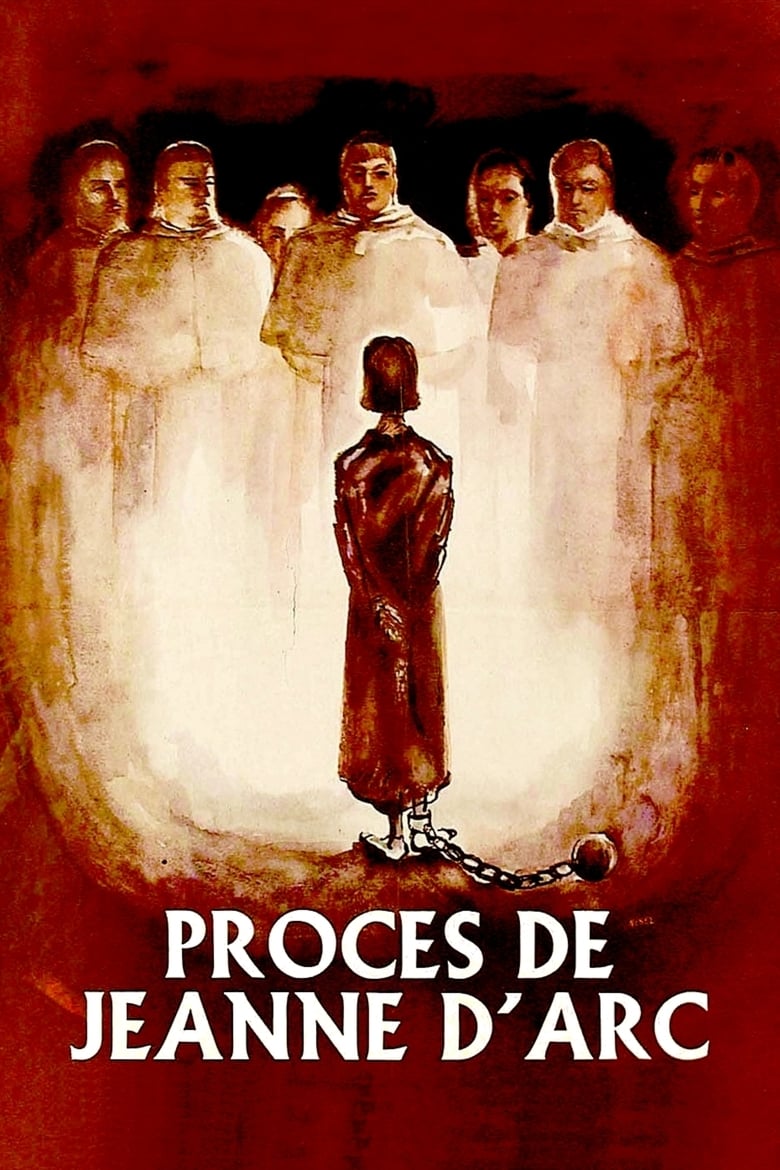 Plakát pro film “Proces Jany z Arcu”