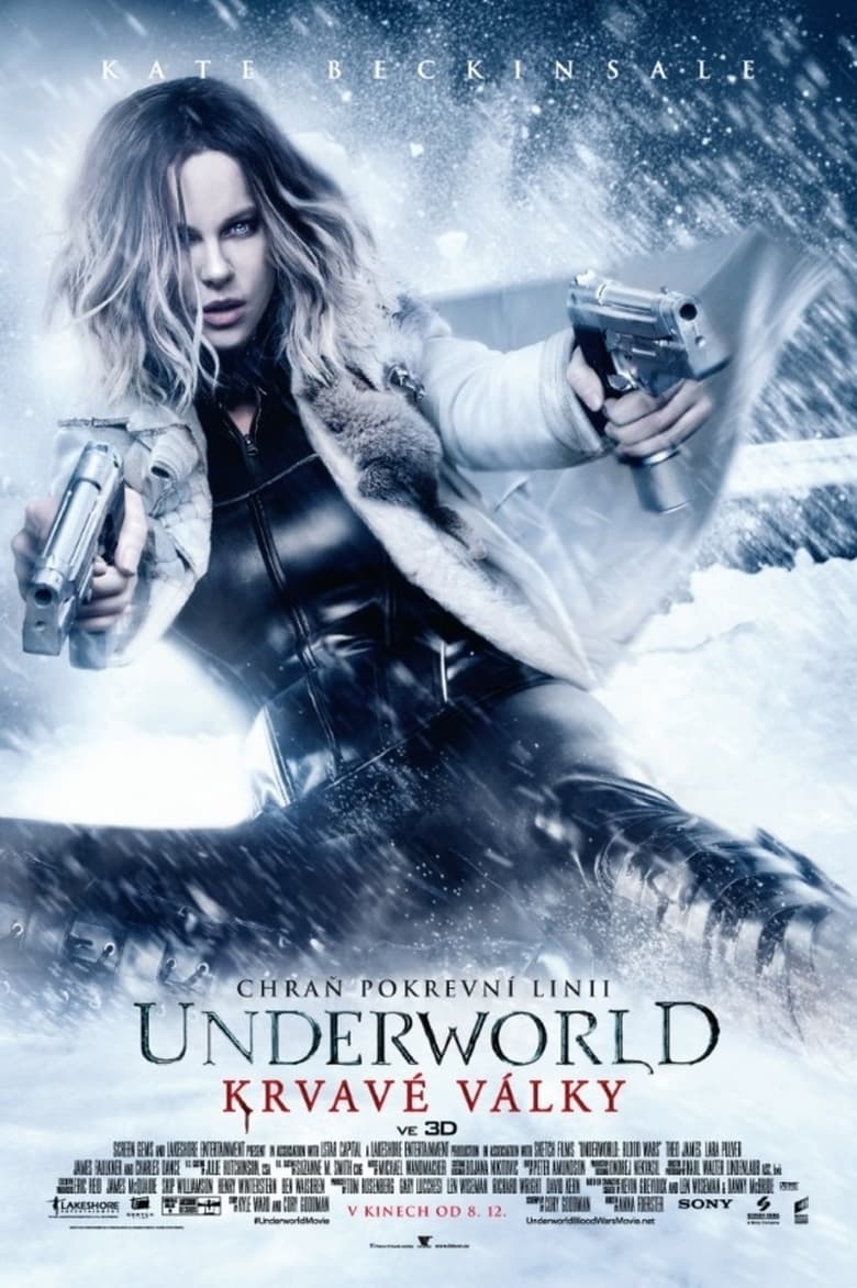 Plakát pro film “Underworld: Krvavé války”