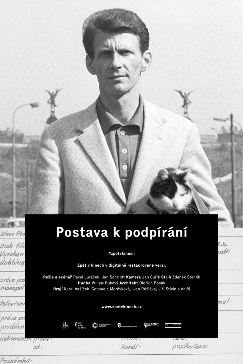 Plakát pro film “Postava k podpírání”