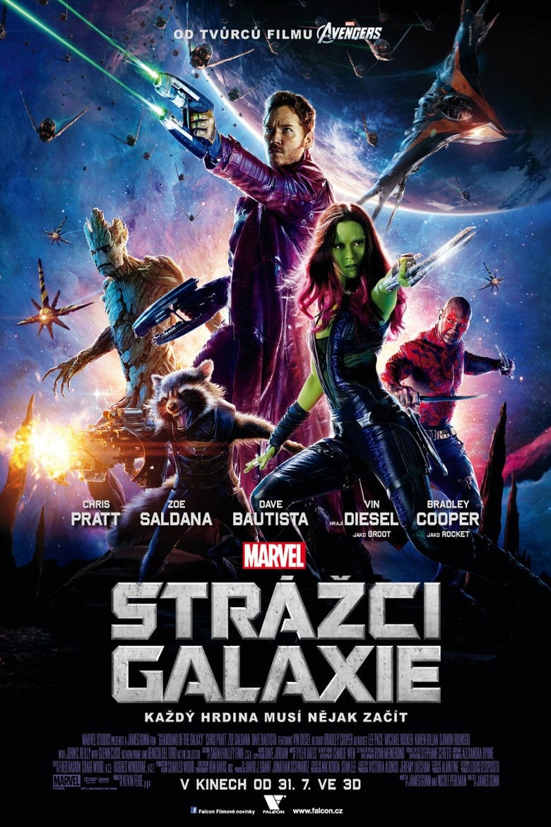 Plakát pro film “Strážci Galaxie”