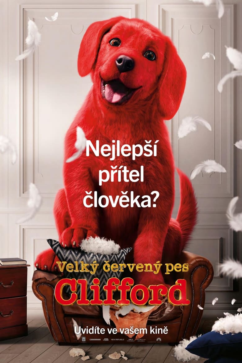 Plakát pro film “Velký červený pes Clifford”