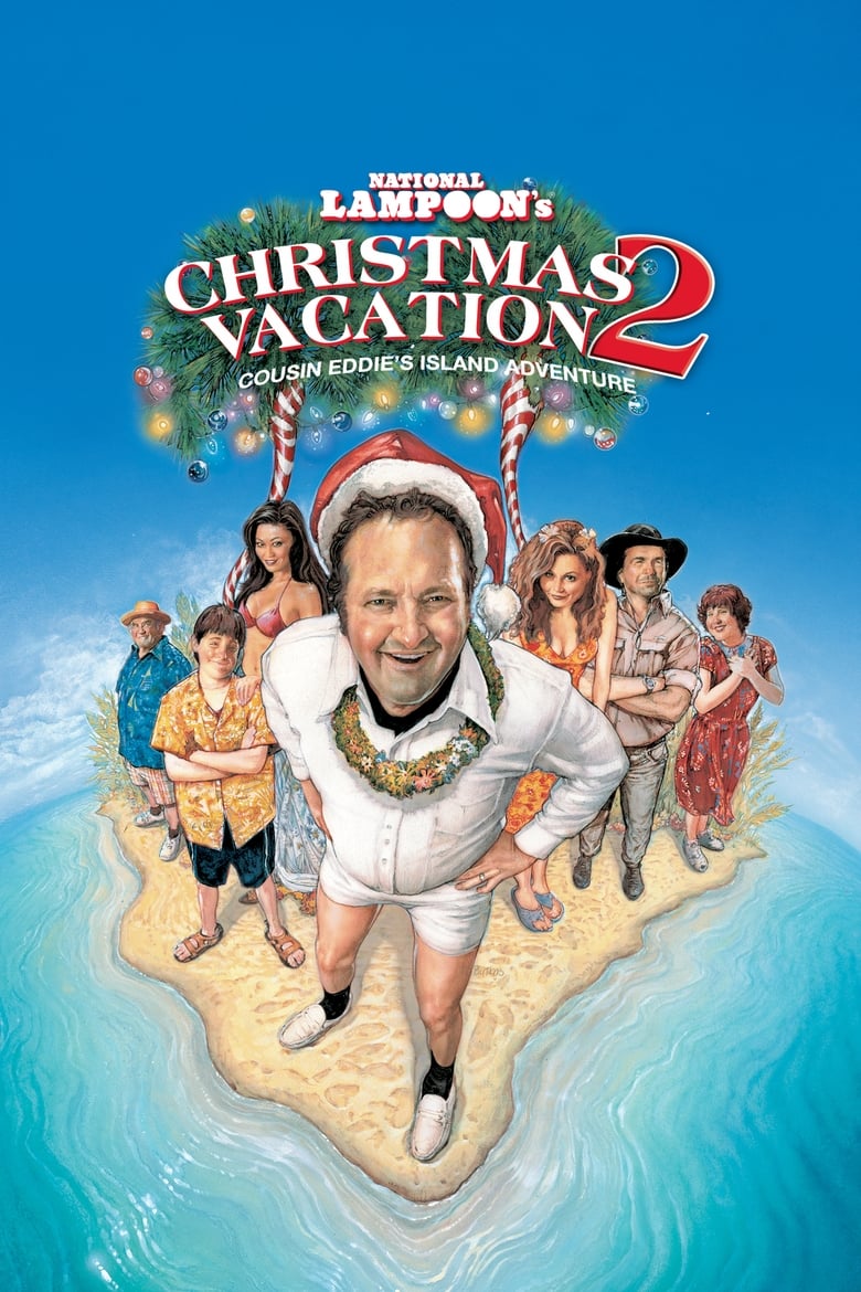 Plakát pro film “Bláznivá vánoční dovolená bratrance Edieho”