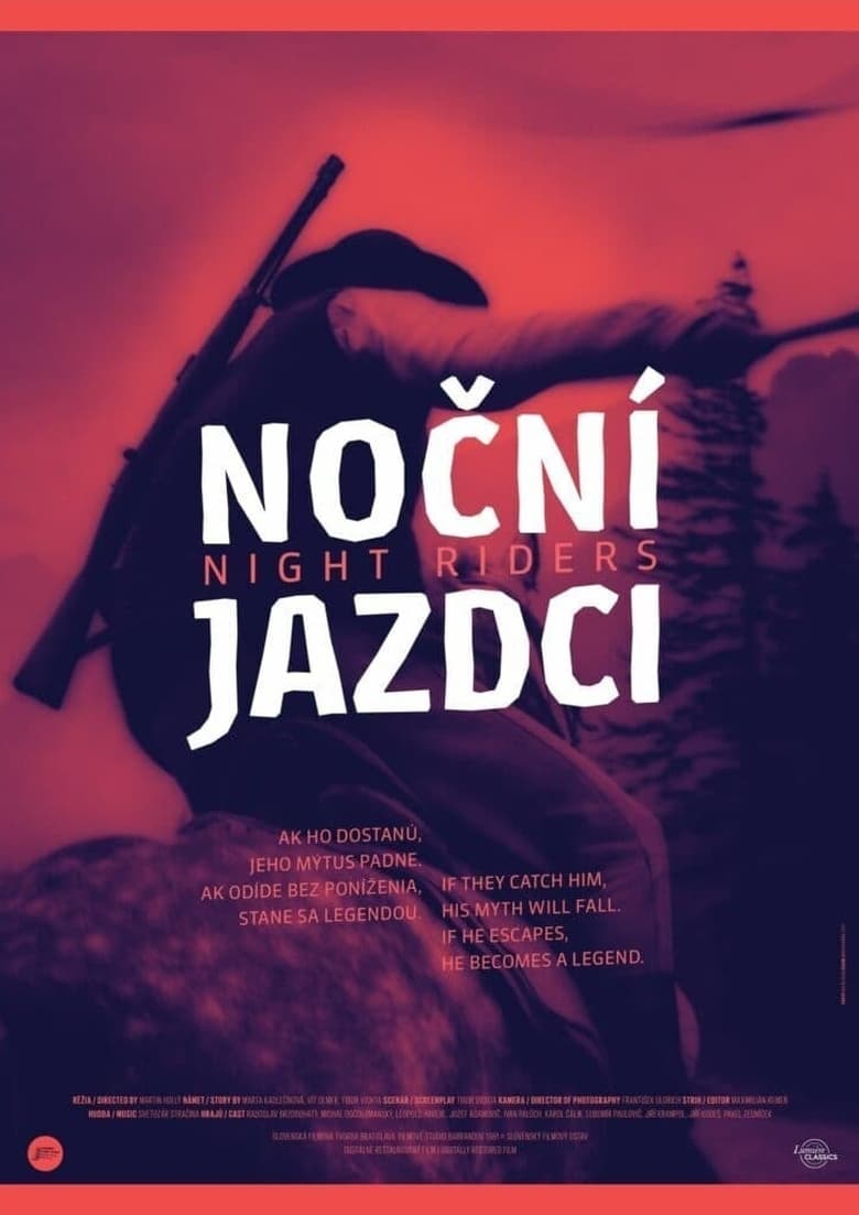 Plakát pro film “Noční jezdci”