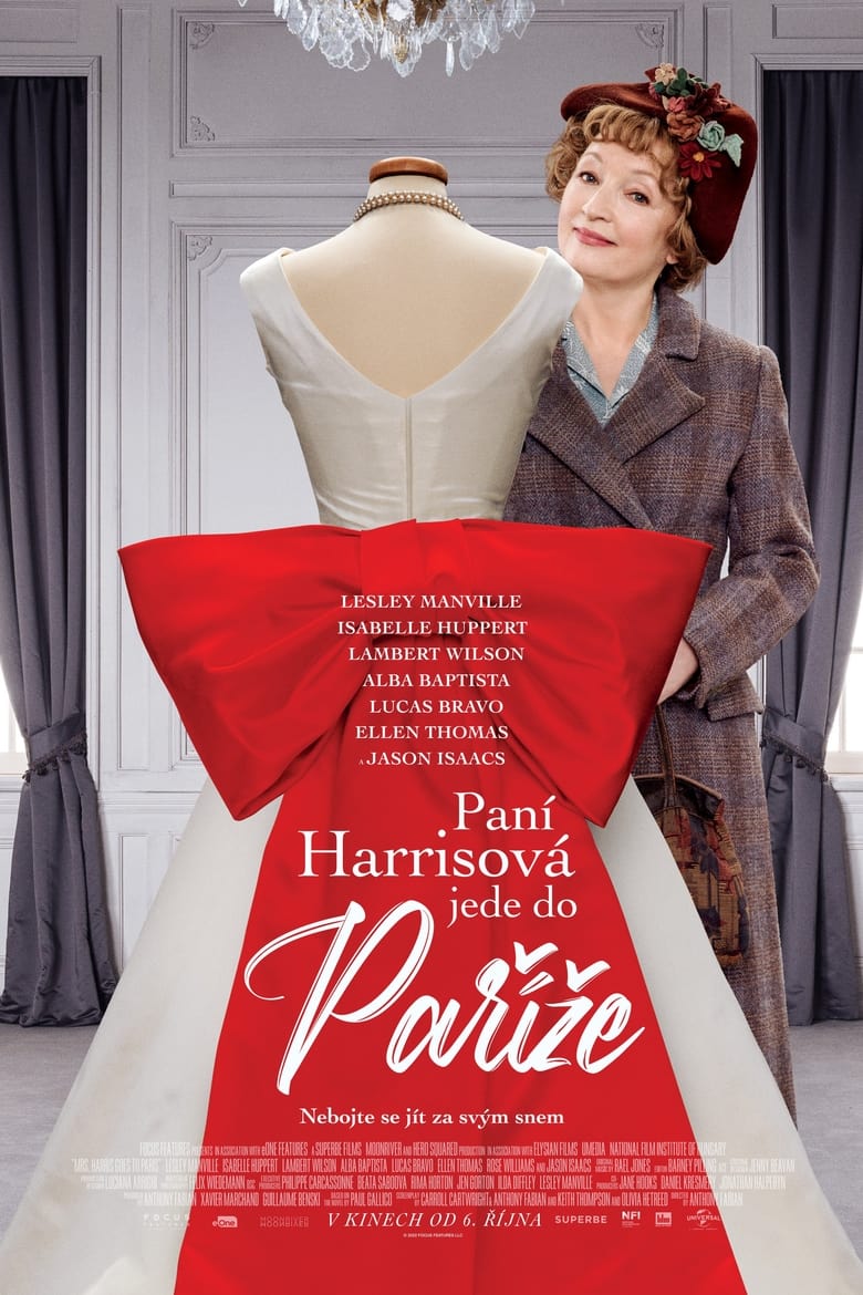 Plakát pro film “Paní Harrisová jede do Paříže”
