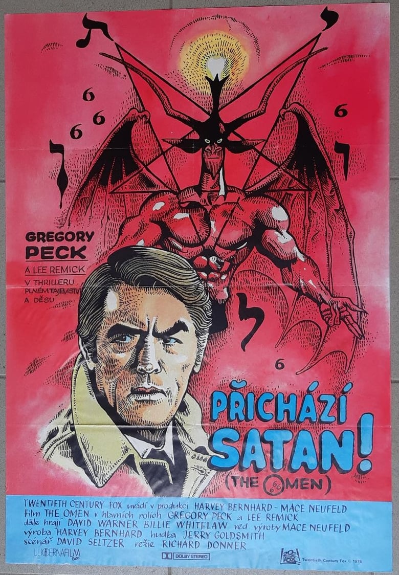 Plakát pro film “Přichází Satan!”