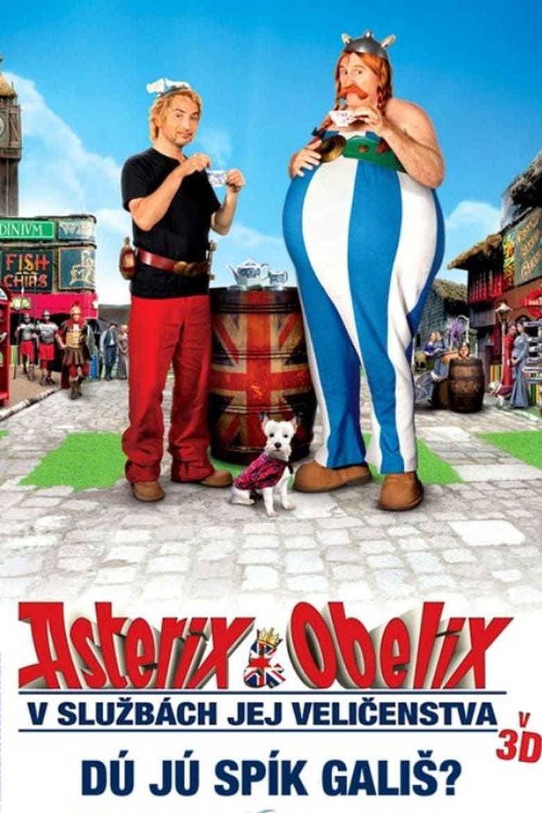 Plakát pro film “Asterix a Obelix ve službách Jejího Veličenstva”