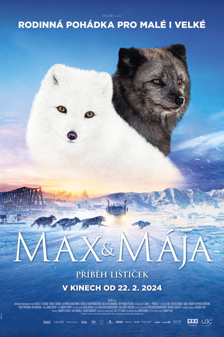 Plakát pro film “Max a Mája: Příběh lištiček”