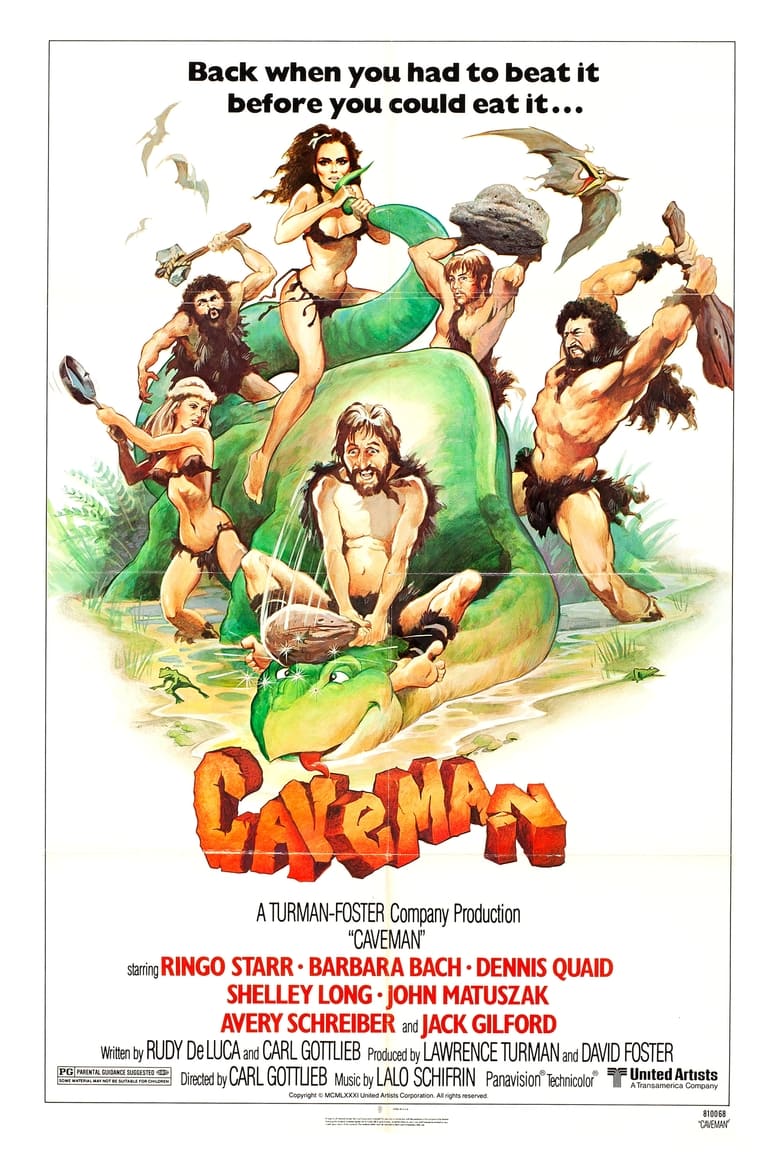 Plakát pro film “Caveman”