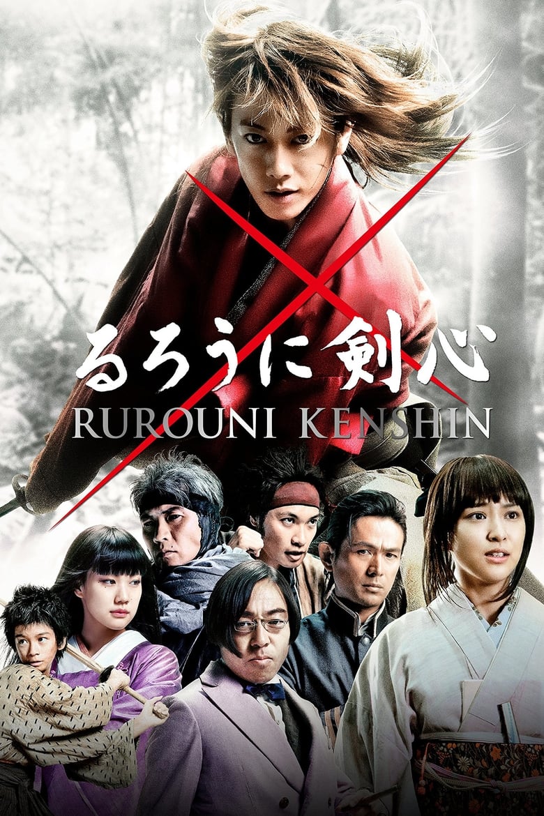 Plakát pro film “Potulný samuraj Kenšin: Zrození”