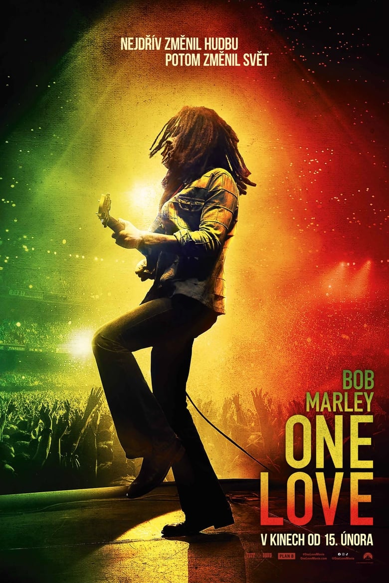 Plakát pro film “Bob Marley: One Love”
