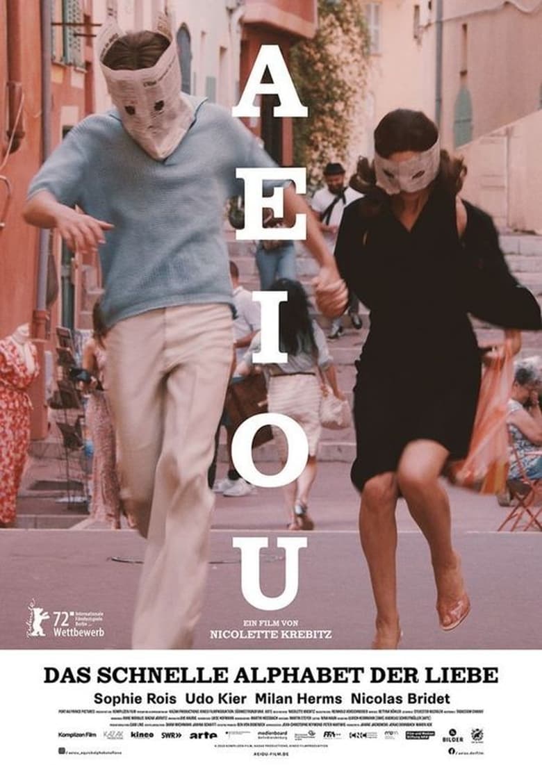 Plakát pro film “A E I O U – Rychlá abeceda lásky”